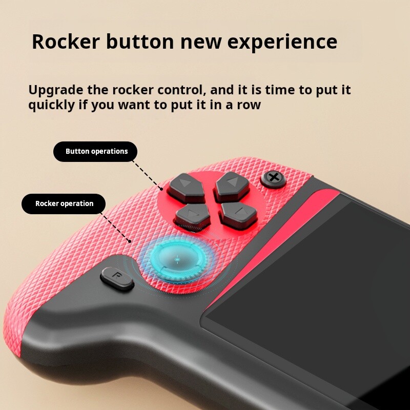 Q21 Arcade Handheld 500 класически носталгични игри 3,5 размер голям екран 1200 mah дълъг живот ТВ прожекционен екран спомени от детството