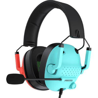 Jeecoo J50 Gaming Headset για PS4 Xbox One-Stereo Sound ακουστικά με μικρόφωνο, Fit συμβατό με φορητούς υπολογιστές φορητές συσκευές