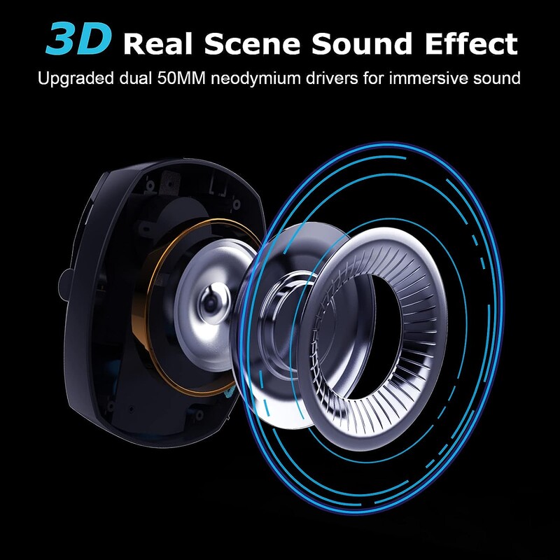 Bežične slušalice za igranje s odvojivim mikrofonom za poništavanje buke, 2,4G Bluetooth-USB-3,5 mm žičani priključak 3 načina rada za više uređaja