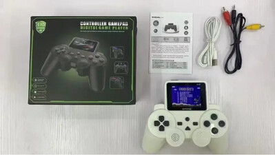 Конзола за видеоигри S10 Мини дистанционно управление Дръжки Ръчна конзола 520 игри AV изход Видео контролер за двама играчи Подарък за деца