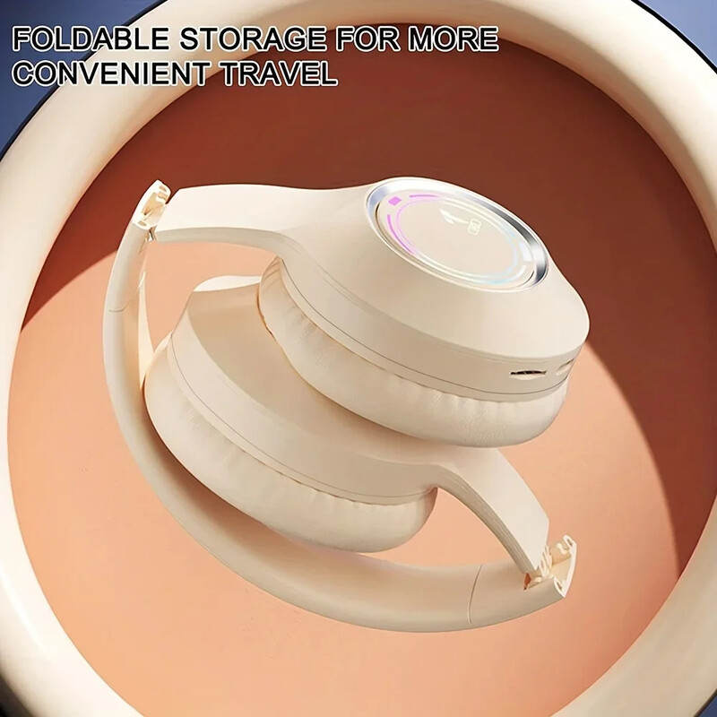 Uždedamos stereo ausinės M3 belaidės ausinės ilgesnis grojimo laikas TF kortelių grotuvas sulankstomos ausinės, skirtos išmaniesiems telefonams nešiojamam kompiuteriui