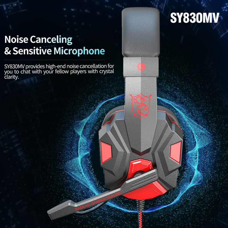 Laidinės ausinės Stereo ausinės Puikus apšvietimas žaidimų ausinės išmaniesiems telefonams Kompiuteris Nešiojamasis kompiuteris Planšetinis kompiuteris Žaidimų ausinės