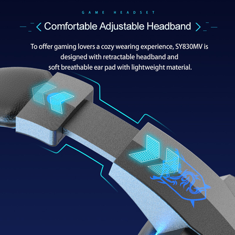 Laidinės ausinės Stereo ausinės Puikus apšvietimas žaidimų ausinės išmaniesiems telefonams Kompiuteris Nešiojamasis kompiuteris Planšetinis kompiuteris Žaidimų ausinės