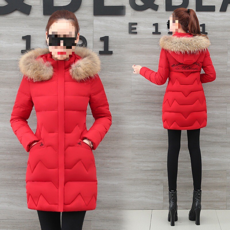 Palton de bumbac de lungime mijlocie pentru femei 2020, nou, îngroșat, calduros, din bumbac, haină subțire de iarnă pentru femei, jachetă mică din bumbac