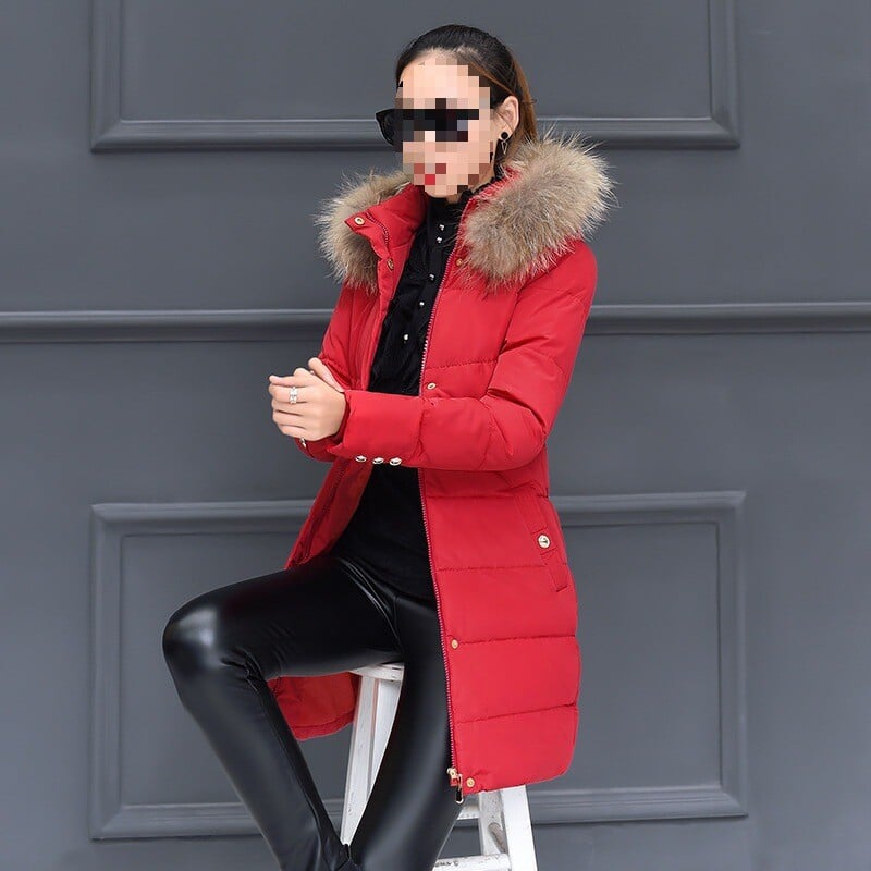 Palton de bumbac de lungime mijlocie pentru femei 2020, nou, îngroșat, calduros, din bumbac, haină subțire de iarnă pentru femei, jachetă mică din bumbac