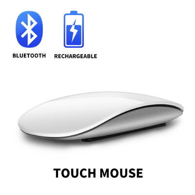 „Bluetooth 4.0“ belaidė pelė Įkraunama tyli kelių lankų jutiklinės pelės Itin plona magiška pelė nešiojamam kompiuteriui „ipad Mac PC Macbook“