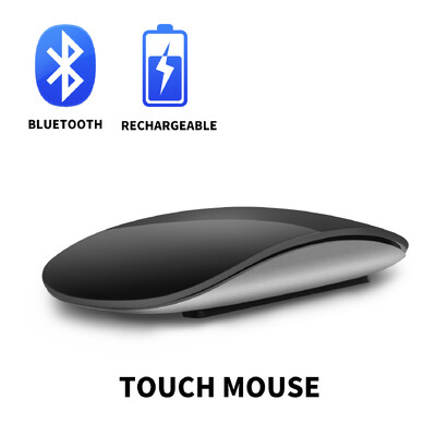 „Bluetooth 4.0“ belaidė pelė Įkraunama tyli kelių lankų jutiklinės pelės Itin plona magiška pelė nešiojamam kompiuteriui „ipad Mac PC Macbook“