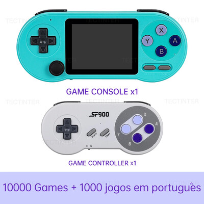 SF2000 IPS zaslon od 3 inča Ručna igraća konzola Mini prijenosni player s ugrađenim 8000+ igara Retro igraća konzola AV izlaz