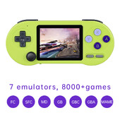 3 inčni IPS zaslon SF2000 ručni igrač za igre Mini prijenosna konzola za video igre Ugrađeno 8000+ retro igara za GBA/MD Sega Dendy