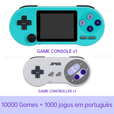 3 inčni IPS zaslon SF2000 ručni igrač za igre Mini prijenosna konzola za video igre Ugrađeno 8000+ retro igara za GBA/MD Sega Dendy