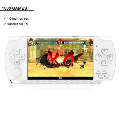 X6 Retro 64-bitna ručna konzola za videoigre 4.0 inčni HD zaslon Klasične igre Arcade Rocker Nostalgia Igraće konzole za GBA NES