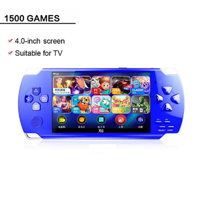 X6 Retro 64-bitna ručna konzola za videoigre 4.0 inčni HD zaslon Klasične igre Arcade Rocker Nostalgia Igraće konzole za GBA NES