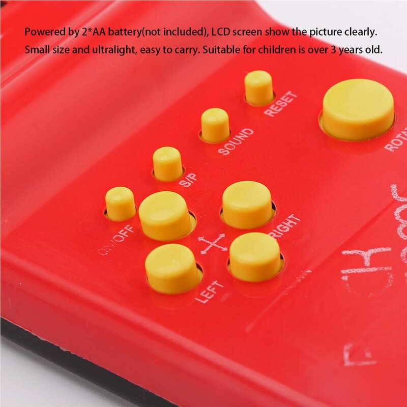 Ръчна игрова конзола Регулируеми пластмасови машини за развлечение Дръжка против приплъзване LCD екран Издръжлив плейър за деца