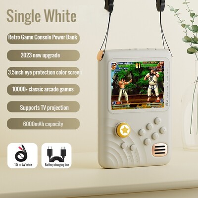 Najnovija igraća konzola s 3,5-inčnim IPS zaslonom 6000 mAh Power Bank 16-bitni ručni prijenosni arkadni stroj za 10000 igara