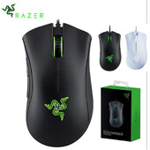 Razer DeathAdder Essential Wired Gaming Mouse / Wired Mice 6400DPI 5 независими бутона за геймъри на лаптопи