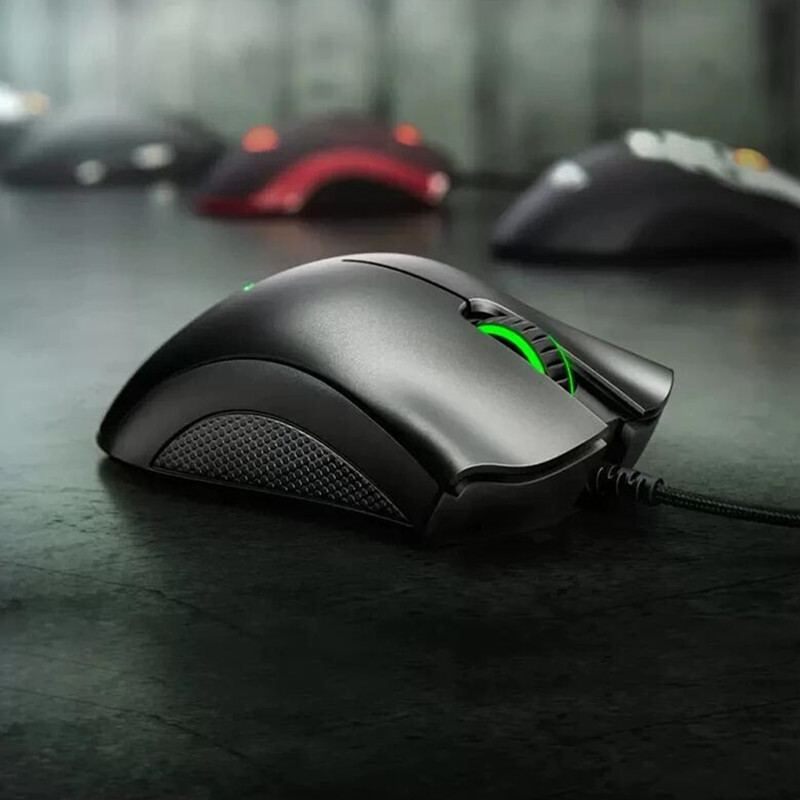 Razer DeathAdder Essential Wired Gaming Mouse / Wired Mice 6400DPI 5 независими бутона за геймъри на лаптопи