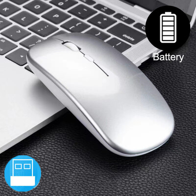 Plona belaidė 2,4 GHz optinė pelė 1600 DPI žaidimų pelė biuro tyli pelė Ergonomiško dizaino pelės su USB imtuvu, skirtos nešiojamam kompiuteriui