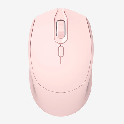 Kaasaskantav arvutihiir 2.4G USB-vastuvõtjaga Juhtmeta hiir tahvelarvuti sülearvuti jaoks (roosa)