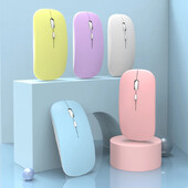 Mouse fără fir compatibil cu Bluetooth Mouse portabil ergonomic pentru computer pentru laptop iPad Tablet PC Telefon mobil Mouse pentru jocuri de birou