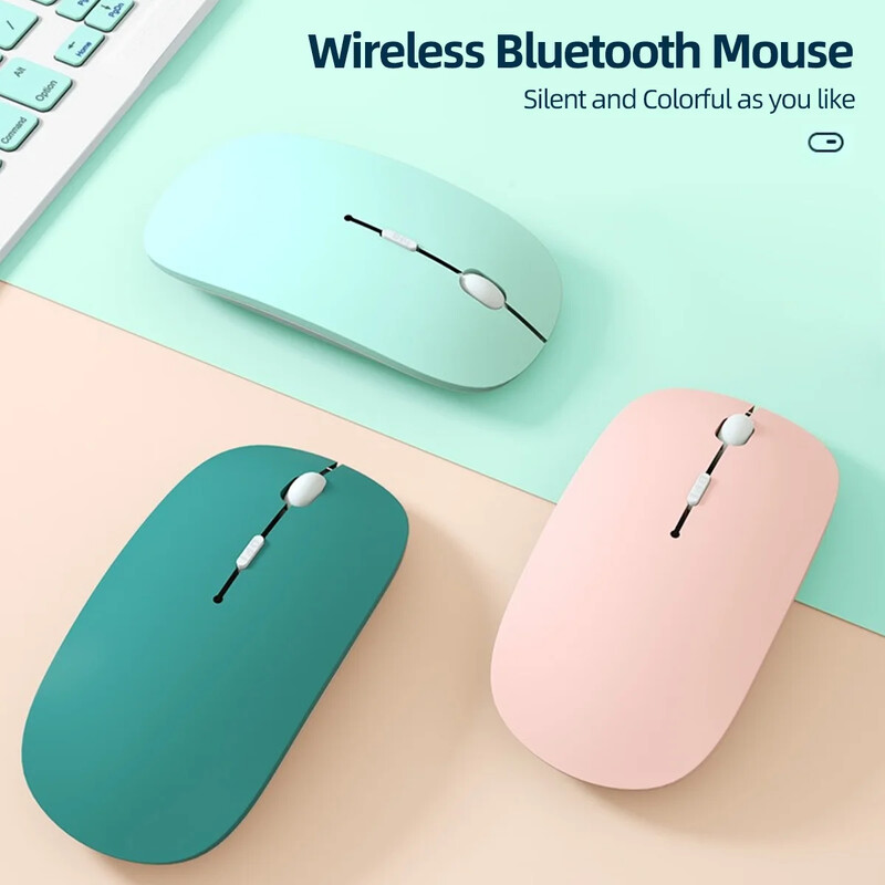 Mouse fără fir compatibil cu Bluetooth Mouse portabil ergonomic pentru computer pentru laptop iPad Tablet PC Telefon mobil Mouse pentru jocuri de birou