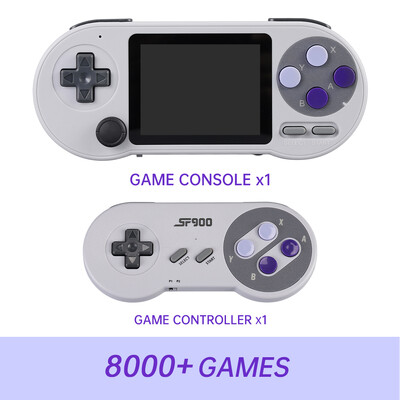 SF2000 Prijenosna konzola za videoigre IPS zaslon od 3 inča Ručna igraća konzola Ugrađeno 8000+ igara Retro TV Player za igre AV izlaz