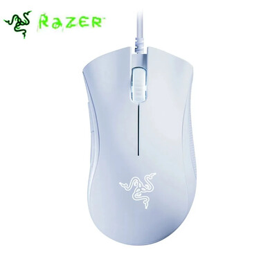 „Razer DeathAdder Essential“ laidinė žaidimų pelė, 6400 DPI optinis jutiklis, 5 atskiri mygtukai, skirti nešiojamojo kompiuterio žaidėjui