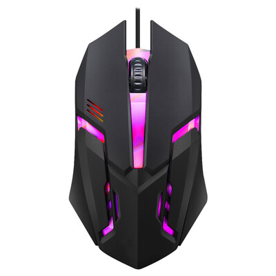 E-Sports USB laidinė pelė Spalvinga LED žaidimų pelė 5000 DPI laidinė pelė Optinė laidinė žaidimų pelė, skirta staliniam nešiojamam kompiuteriui
