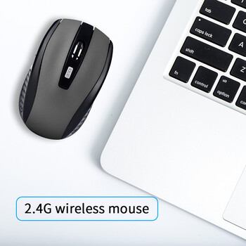 2,4G Ασύρματο ποντίκι 2,4Ghz Gaming Mouse 6D Optical Wireless Mouse Slim Mini Noiseless ποντίκια DPI1600 για φορητό υπολογιστή Macbook