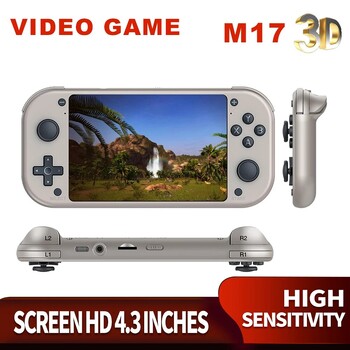 BOYHOM M17 Retro Handheld Video Game Console Open Source Σύστημα Linux 4,3 ιντσών IPS Φορητή συσκευή αναπαραγωγής βίντεο τσέπης για PSP