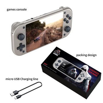 BOYHOM M17 Retro Handheld Video Game Console Open Source Σύστημα Linux 4,3 ιντσών IPS Φορητή συσκευή αναπαραγωγής βίντεο τσέπης για PSP