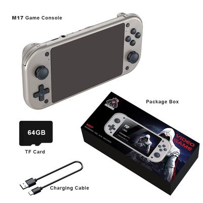 BOYHOM M17 retro delninis vaizdo žaidimų pultas atvirojo kodo Linux sistemos 4,3 colio IPS ekrano nešiojamas kišeninis vaizdo grotuvas, skirtas PSP
