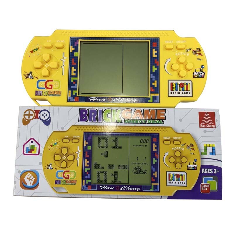 1 buc Consolă de jocuri portabilă Jucării Cadou pentru copilărie clasică Consolă de jocuri cu ecran mare JOC BRICK GAME Jucători de jocuri portabile Joc electronic