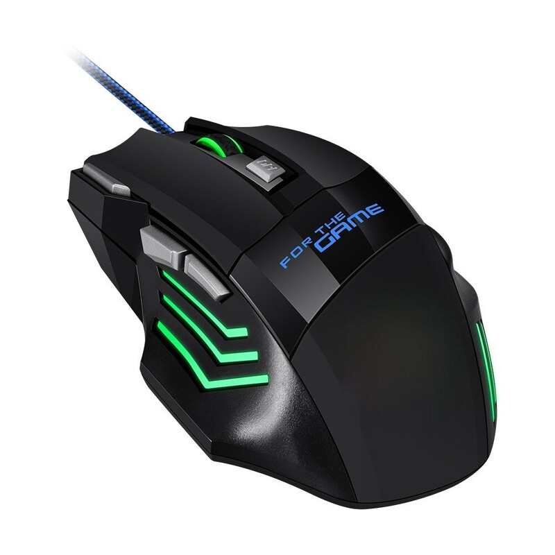 1 PC ITLY Nou Hyperspeed USB Gaming Mouse RGB Backlit Mouse ergonomic pentru jocuri 7D Esports Mouse cu fir pentru laptop PC Gamer