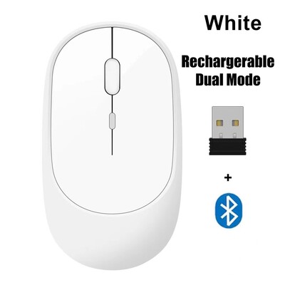 Belaidė pelė Blueteeth 2.4G nešiojama tyli, ergonomiška pelė nešiojamam kompiuteriui iPad planšetiniam kompiuteriui Mobilusis telefonas biuro žaidimų pelė