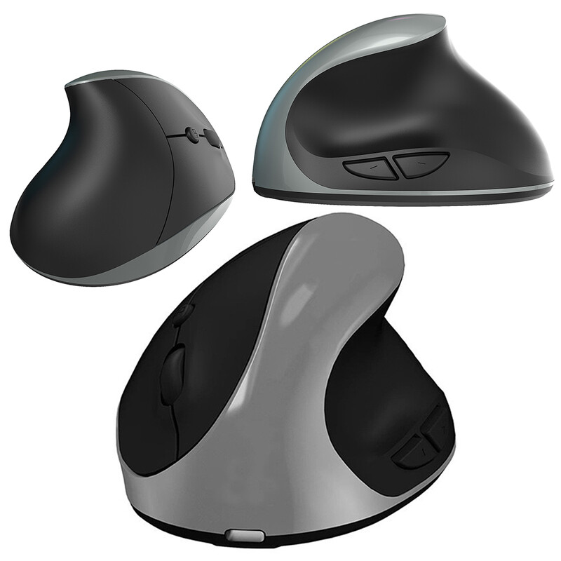 Mouse vertical 2.4G cu receptor USB Mouse optic ergonomic vertical fără fir Laptop Computer PC Mouse pentru PC Laptop Mac Windows