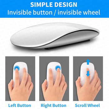 Για Apple Original Wireless Bluetooth Touch Magic Mouse For Macbook Pro Air Mini Laptop Tablet PC iPad Gaming Ergonomico Mouse