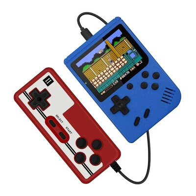 Retro nešiojama mini delninė vaizdo žaidimų konsolė 8 bitų 3,0 colių LCD spalvotas vaikų žaidimų grotuvas Integruotas 500 žaidimų Kalėdų dovana vaikams