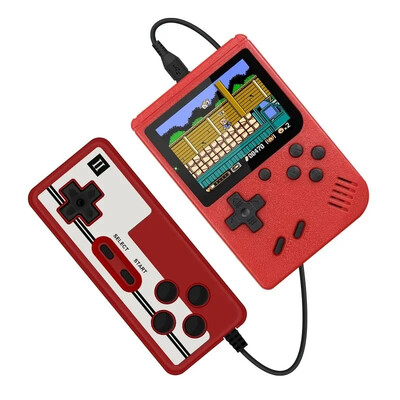 Retro nešiojama mini delninė vaizdo žaidimų konsolė 8 bitų 3,0 colių LCD spalvotas vaikų žaidimų grotuvas Integruotas 500 žaidimų Kalėdų dovana vaikams