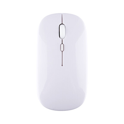Belaidė įkraunama pelė Triukšminga dvigubo modelio 2.4G su Bluetooth suderinama pelė, skirta iPad/Samsung/Huawei nešiojamojo planšetinio kompiuterio pelė