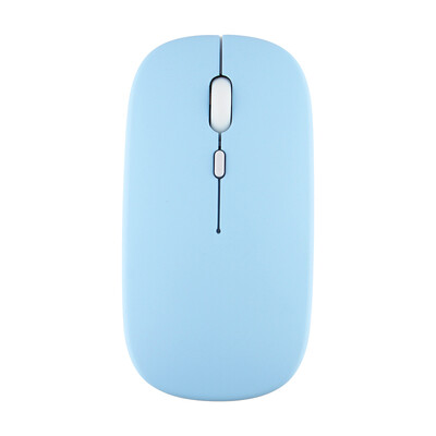 Belaidė įkraunama pelė Triukšminga dvigubo modelio 2.4G su Bluetooth suderinama pelė, skirta iPad/Samsung/Huawei nešiojamojo planšetinio kompiuterio pelė