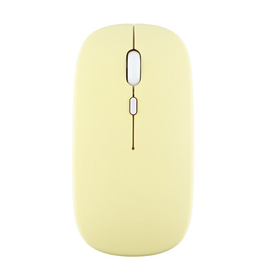 Belaidė įkraunama pelė Triukšminga dvigubo modelio 2.4G su Bluetooth suderinama pelė, skirta iPad/Samsung/Huawei nešiojamojo planšetinio kompiuterio pelė