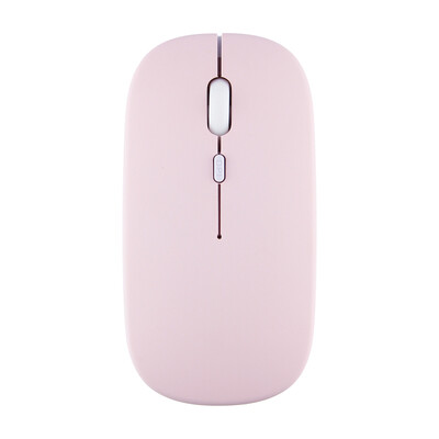 Belaidė įkraunama pelė Triukšminga dvigubo modelio 2.4G su Bluetooth suderinama pelė, skirta iPad/Samsung/Huawei nešiojamojo planšetinio kompiuterio pelė