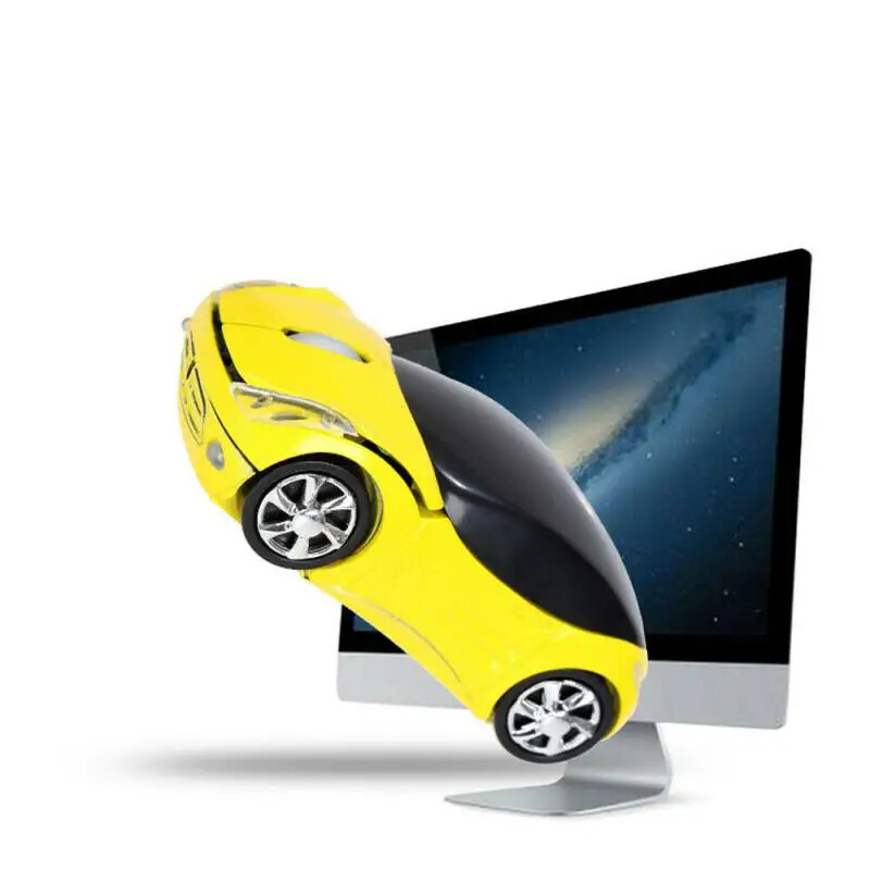 Безжична мишка за спортна кола, ергономична 1200 DPI, автомобилна USB мишка, оптична мишка, мишка за компютър, компютър, лаптоп, игри, мишка, дропшиппинг