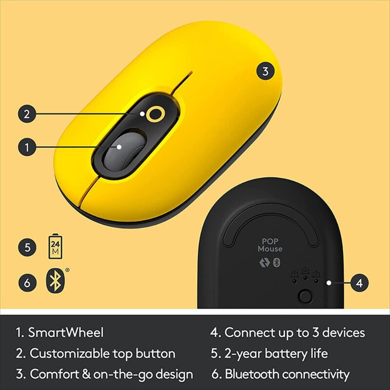 RYRA bežični Bluetooth miš Prijenosni tihi miševi za prijenosno računalo IPad Tablet Prijenosno računalo Uredski miš s 4 gumba Mauza za prijenosno računalo s baterijom