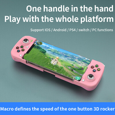 D8 USB teleskopinis belaidis žaidimų pultelis žaidimų valdiklio rankena, ištraukiama vairasvirtė, skirta Android IOS PS3 PS4 jungikliui, kompiuteriniam mobiliajam telefonui