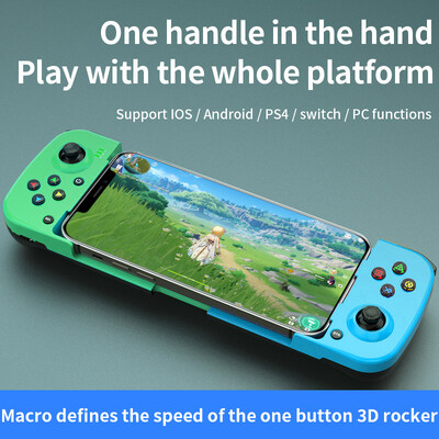 D8 USB teleskopinis belaidis žaidimų pultelis žaidimų valdiklio rankena, ištraukiama vairasvirtė, skirta Android IOS PS3 PS4 jungikliui, kompiuteriniam mobiliajam telefonui