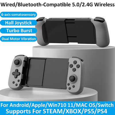 D8 USB teleskopinis belaidis žaidimų pultelis žaidimų valdiklio rankena, ištraukiama vairasvirtė, skirta Android IOS PS3 PS4 jungikliui, kompiuteriniam mobiliajam telefonui