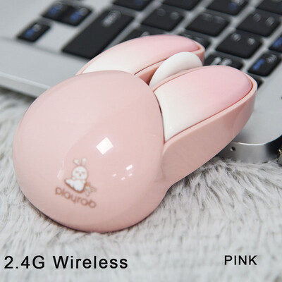 Cute Little Rabbit Bluetooth 2.4G juhtmeta hiir vaikne ergonoomiline DPI kuni 1600 vaigistusnupp, väike tüdrukule Macbook sülearvuti kontoris