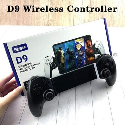 Hot Sale BSP D9 Tablet Controller Wireless Handle For Switch Game Blue-tooth Stretching Joystick For PS3 PS4 Android IOS Gamepad