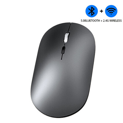 X2 bezvadu Bluetooth pele divējāda režīma 2,4 g klēpjdatora galddatora planšetdatora DPI regulējama klusa C tipa uzlādes porta pele